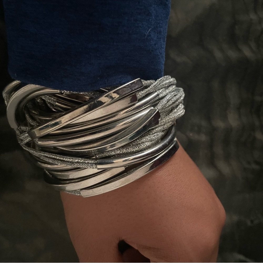 Armani Exchange Silver Bracelet